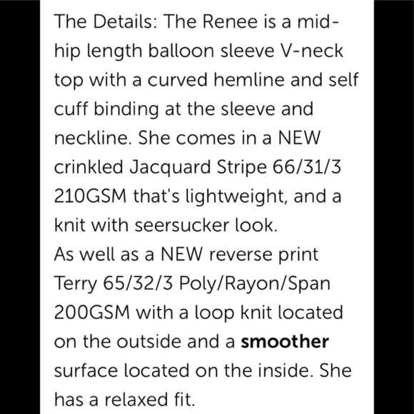Lularoe Renee Top - Picture 6 of 7